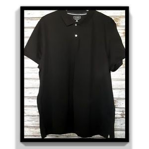 ⭐Club Room Black Button Polo Men's Shirt Size 3XL⭐